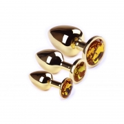 Анальные пробки желтый