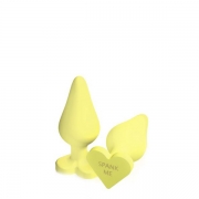 Анальные пробки желтый