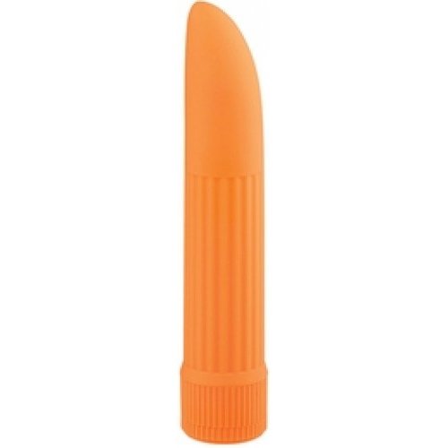 Вибромассажер BASICX MULTISPEED VIBRATOR ORANGE 5INCH, 13 см