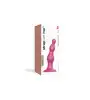 Насадка для страпона Strap-On-Me DILDO PLUG BEADS FRAMBOISE METALLIC - M photo 4