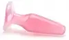 Анальная пробка BUTT PLUG PINK JELLY MEDIUM photo 3