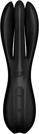 Клиторальный вибратор Satisfyer Threesome 2 Black, 3 гибких пальчика, 3 мотора photo 5