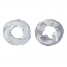 Эрекционные кольца Adam Male Toys Cock N Load Cock Rings, прозрачные photo 1