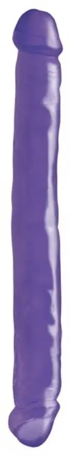Фаллоимитатор двойной BASIX 12 DOUBLE DONG IN PURPLE  photo 1