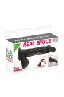 Фаллоимитатор Real Body - Real Bruce Black, TPE, диаметр 4,2см photo 3