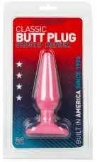 Анальная пробка BUTT PLUG CLASSIC MEDIUM PINK photo 4