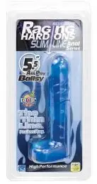 Фаллоимитатор RAGING SLIMLINE COBALT BLUE BALLSY photo 4