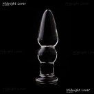 Анальная пробка. Стекло. 11 см. photo 3