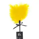 Щекоталка со шлепалкой Пика Art of Sex - Puff Peak, цвет Желтый photo 3