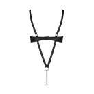 Боди из экокожи Celine Body black L/XL — Passion: с доступом, открытый photo 6