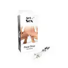 Зажим для клитора Art of Sex - Pearl Drop, Серебро photo 4