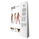 Ажурный бодистокинг с имитацией чулок Passion BS074 white photo 5