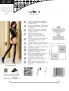 Сексуальные чулки Passion ST101 nero photo 3