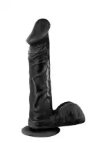 Фаллоимитатор Real Body - Real Tony Black, TPE, диаметр 3,5см photo 1